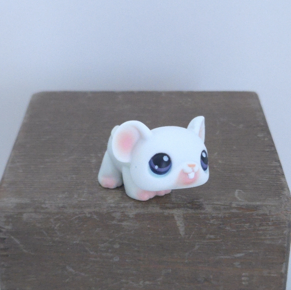 Littlest Pet Shop LPS White Mouse #41